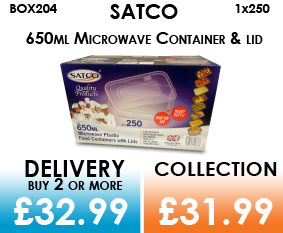 satco 650ml pots and lids